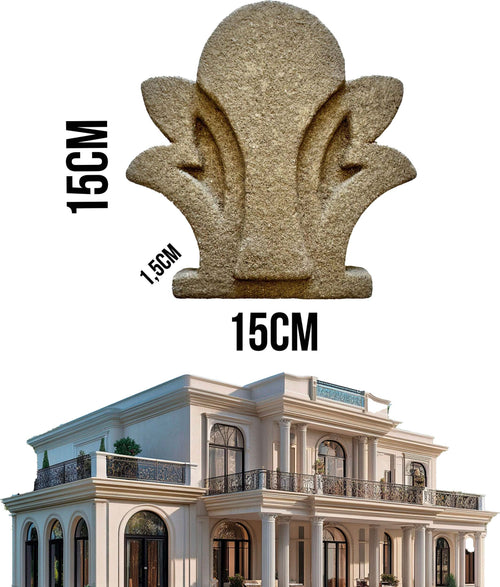 €7,99pz-***-STOCK-***-Fregio-capitello-cimasa-per-esterno-in-xps-resinati-15x15x1.5cm-PD09