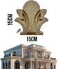 €7,99pz-***-STOCK-***-Fregio-capitello-cimasa-per-esterno-in-xps-resinati-15x15x1.5cm-PD09