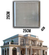 7,99pz-***-STOCK-***-Fregio-capitello-cimasa-per-esterno-in-xps-resinati-25x25x4cm-PD0402