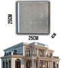 7,99pz-***-STOCK-***-Fregio-capitello-cimasa-per-esterno-in-xps-resinati-25x25x4cm-PD0402