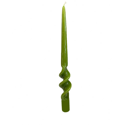Candela twist decorata decorazione luminosa ambiente 290X22