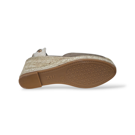 Espadrillas Donna XTI Taupe con Laccio – Scarpe Estive Eleganti, Leggere e di Tendenza