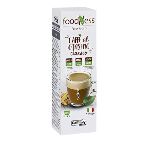 Bevanda Caffè al Ginseng Classico, 10 Capsule FoodNess per Caffitaly System