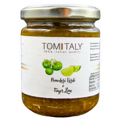 Composta Di Pomodorini Verdi E Finger Lime Made In Italy Tomitaly