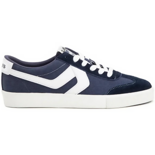 Scarpe Levi's per uomo colore blu jeans, sneakers in tessuto simil pelle con grip antiscivolo