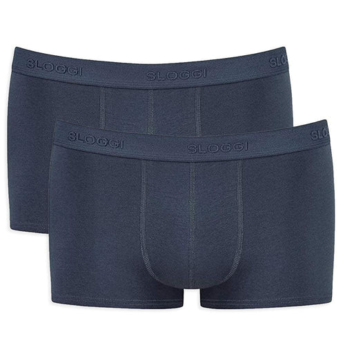 Sloggi Uomo 2 Boxer Natural Cotton 24/7 Hipster S20 - Passarelli Biancheria