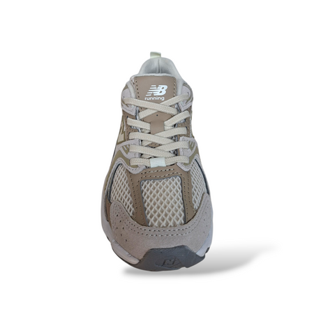 Sneakers bambino New Balance 530 beige bianche laccio