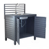Modulo lavello cucina da esterno Trinidad struttura in alluminio con ante 90 cm