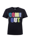 Kenzo T-Shirt Nera Come Out da uomo
