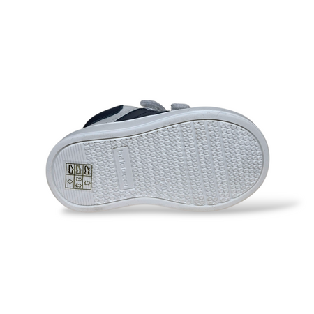 Scarpe Primi Passi Balducci Cita Pelle Bianco Blu Made in Italy Bambino