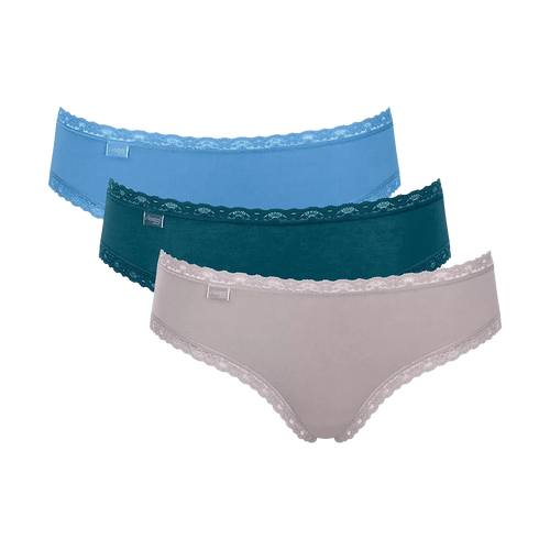 Sloggi Donna 24/7 Weekend Hipster C3P 3 Slip Hipster 10198269 V010 S10 - Passarelli Biancheria