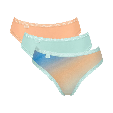 Sloggi Donna 24/7 Weekend Tai C3P 3 Slip 10198237 V009 S16 - Passarelli Biancheria