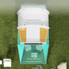 Tenda da Campeggio 2-4 Posti Impermeabile a Tunnel con Borsa di Trasporto, 460x260x190 cm, Verde ED3A20-399V00GNED3