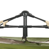 Tenda da Campeggio 2 Posti con Borsa da Trasporto, Ganci per Lampade e Tasche Portaoggetti, 210x210x135 cm TK9A20-264V01MXTK9