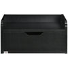 Set 2 Comodini Sospesi in Truciolato Nero per Camera da Letto e Soggiorno, 40x30x19.5 cm, Nero MG6831-629V00BKMG6