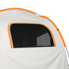Tenda per Auto Impermeabile a 3 Porte in Poliestere, PE e Fibra di Vetro, 239x210x210 cm, Grigio e Arancione EG5A20-343V00OGEG5