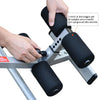 Panca a Inversione Gravitazionale Professionale Imbottita, Tavola di Inversione in Acciaio, 65x112-142x126cm QY1A91-053QY1