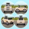 Macchina Elettrica per Bambini 18-48 Mesi Licenza Mercedes-Benz con Musica, Beige QW8370-292V90BGQW8