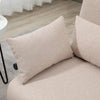 Divano Letto 2 Posti 3 in 1 Convertibile in Poltrona Reclinabile con Schienale Regolabile e 4 Cuscini Imbottiti, 102x82x81 cm, Beige DY2833-079D22