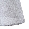 Lampada da Terra in Legno con 3 Ripiani e Paralume in Tessuto, 45x45x148cm, Grigio VB8B31-144VB8