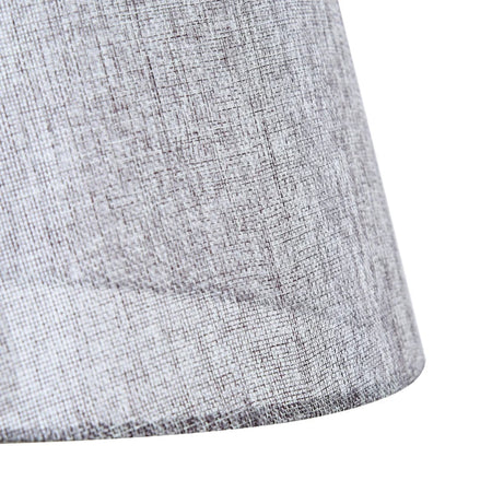 Lampada da Terra in Legno con 3 Ripiani e Paralume in Tessuto, 45x45x148cm, Grigio VB8B31-144VB8