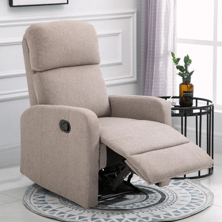 Poltrona Relax Reclinabile fino a 168° con Poggiapiedi, 66x83x107 cm, Grigia UI7833-523V02GYUI7