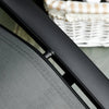 Sdraio da Giardino Reclinabile su 5 Livelli con Cuscino Rimovibile, Alluminio e Texteline, 171x64x82cm Grigio 84B-179V01CG
