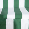 Dondolo da Giardino 3 Posti in Acciaio e Teslin con Tetto Parasole, 172x110x153 cm, Bianco e Verde 84A-054V03GN