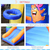 Casa Gioco Castello Gonfiabile Gigante per Bambini 3-8 anni Trampolino Rimbalzante Colorato con Scivolo e Canestro 250cmx180cmx175cm PW2342-021V90PW2