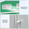 casetta utensili attrezzi esterno giardino casa armadio capanno box deposito 277x195x192cm, Verde FY9845-031GNFY9