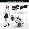 Macchina Elettrica per Bambini 3-5 Anni Mercedes con Cintura di Sicurezza e Telecomando, Bianco MN1370-074V90WTMN1