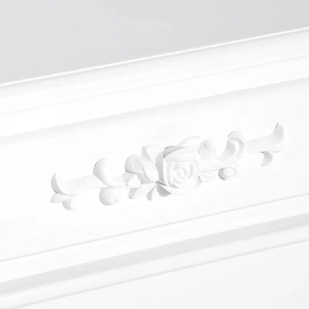 Comodino Moderno con Cassetto Mobiletto Multiuso in Legno Bianco, 40 x 35 x 60cm YH6833-240YH6