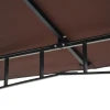 Gazebo da Giardino 3x3m con Zanzariera, Telaio in Acciaio e Doppio Tettuccio, Bianco 84C-010CF
