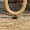 Salotto da Giardino in Rattan Stile Boho con Divano 2 Posti, 2 Poltrone e Tavolino con Vetro 860-287V00YL