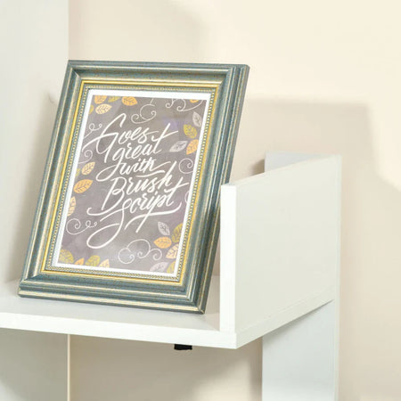 Mobile Libreria ad Albero con 13 Ripiani in Legno Truciolare, 96x30x150cm GB6836-475WTGB6