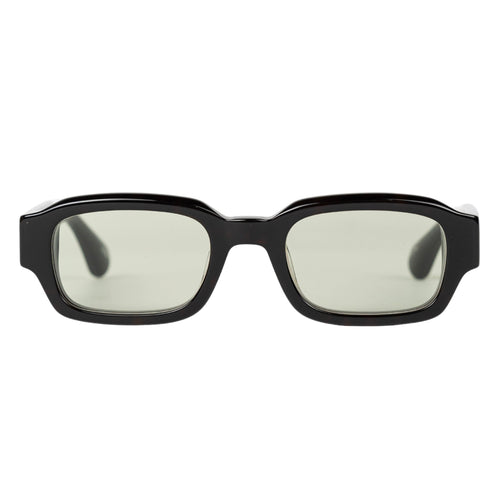 PETER AND MAY S122 Water May Walk Sunglasses in Dark Shell Graphite Green da uomo
