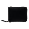 COMME DES GARCONS WALLET Silver Eyelet portafoglio in pelle in nero da donna