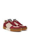Dolce & Gabbana Low-Top Sneakers Bordeaux e Beige DNA da uomo