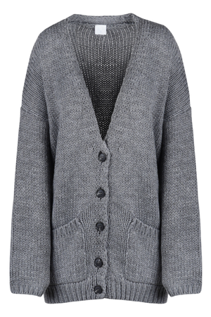 LA FEMME BLANCHE La Femme Blanche - Cardigan - 461455 - Grigio da donna