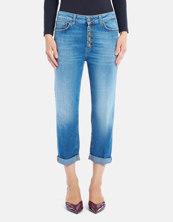DONDUP KOONS KOONS-DS0345D-LG6 da donna