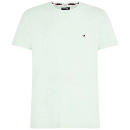 Tommy Hilfiger t-shirt verde chiaro logo piccolo MW0MW10800 T-shirt Tommy Hilfiger