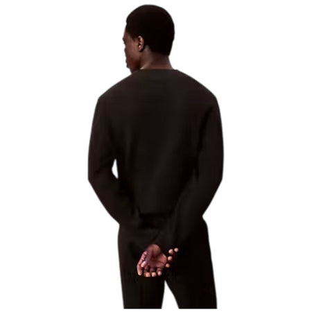 Calvin Klien maglione nero testurizzato LV04LB327GUB1