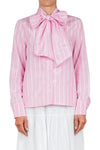 LA FEMME BLANCHE La Femme Blanche - Camicia - 451489 - Bianco/Rosa da donna