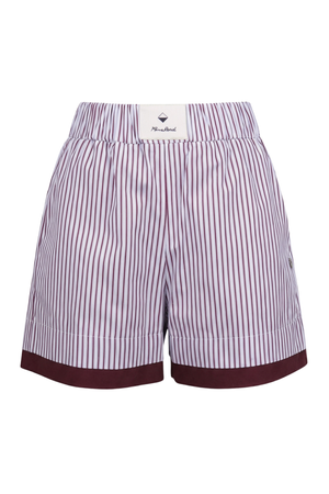 MeME ROAD Meme Road - Shorts - 470276 - Bianco/Bordeaux da donna