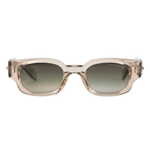 CUTLER AND GROSS The Great Frog Soaring Eagle Square Sunglasses in Sand Crystal da uomo