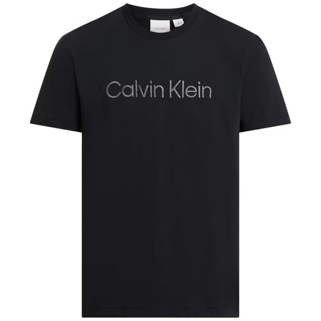 Calvin Klein t-shirt nera logo Calvin Klein texture K10K114169BEH T-shirt Calvin Klein
