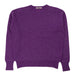 AURALEE Baby Suri Alpaca Sheer Knit p/o in Purple da uomo