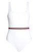 Tommy Hilfiger COSTUME SQUARE NECK ONE PIEC da donna