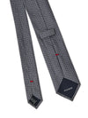 JIL SANDER Cravatta 7 cm in Seta Stampa Grigia Jil Sander da uomo