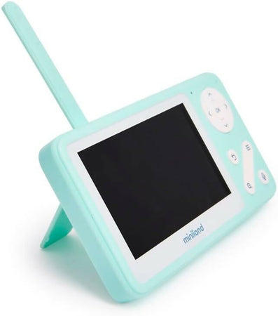Miniland Digimonitor Anywhere Baby Monitor Dual con Telecamera Motorizzata | Monitor 4,2” e App Mobile | Visione Notturna, Registrazione SD, Comunicazione Bidirezionale